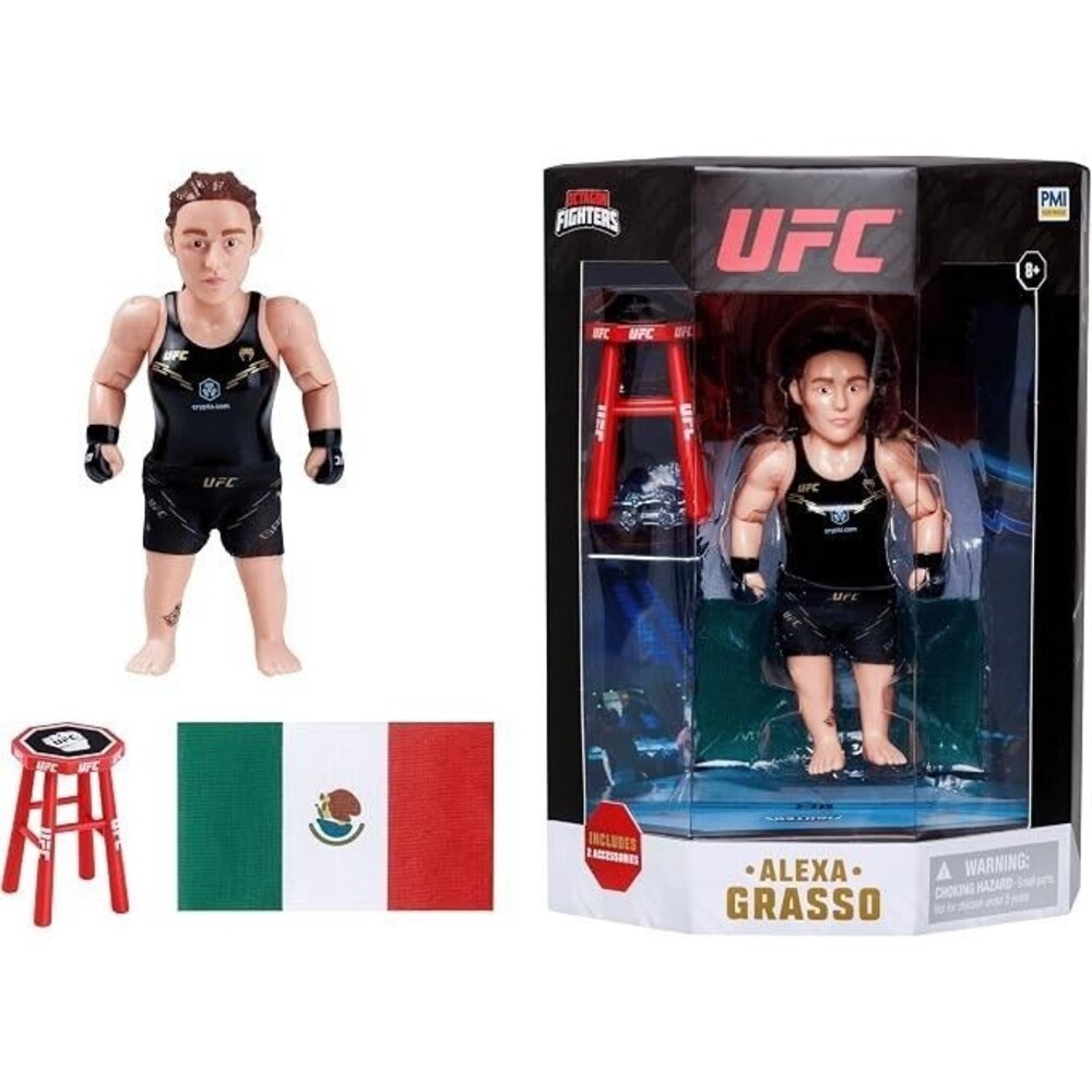 UFC Alexa Grasso 4.5" Action Figure PMI Octagon Fighters Champion - New In Box